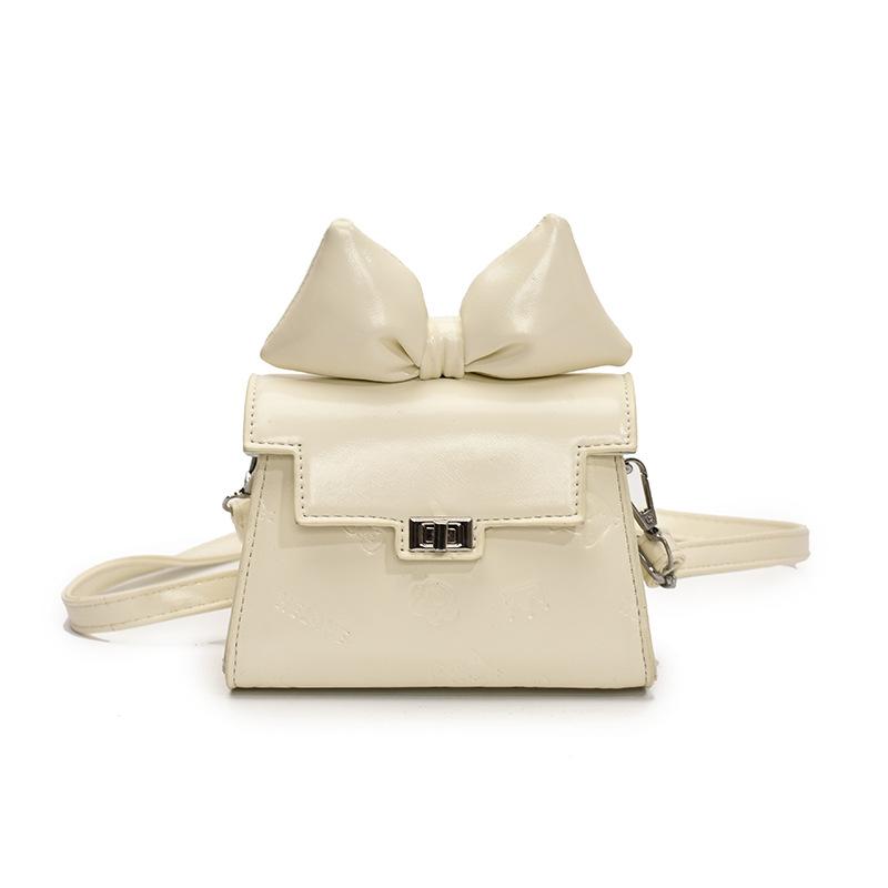 Trendy New Product Cute Embossed Korean Version Niche Bow Mouth Red Envelope Fashionable Foreign Style Super Fire Versatile Messenger Women's Bag