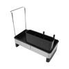Stainless Steel Sponge Holder Kitchen Sink Organizer Multifunctional Towel Rack Detachable Hanging Rod Adjustable