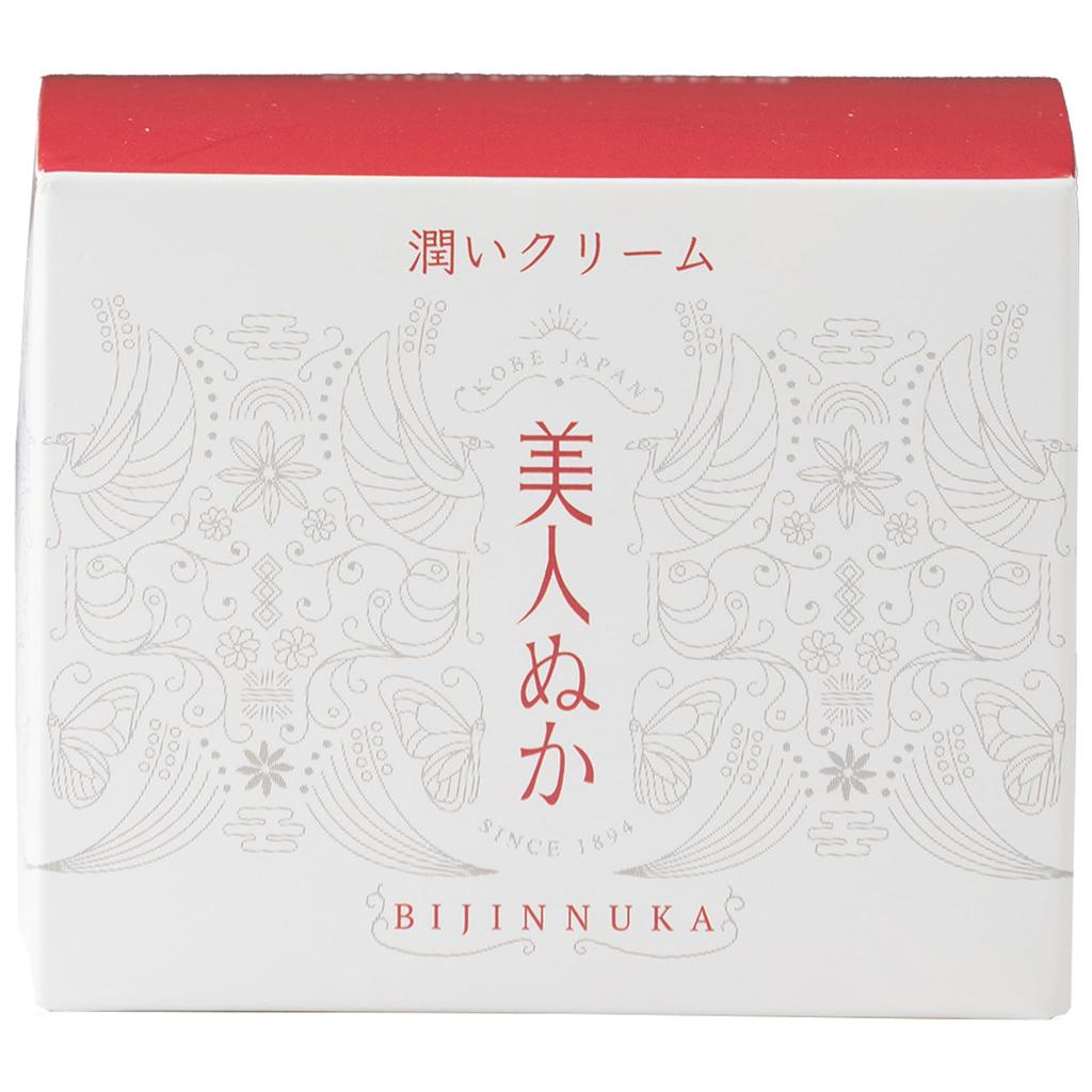 Bijin Nuka Moisturizing Cream - Rice Bran Moisturizing Cream for Dry Skin - 45g