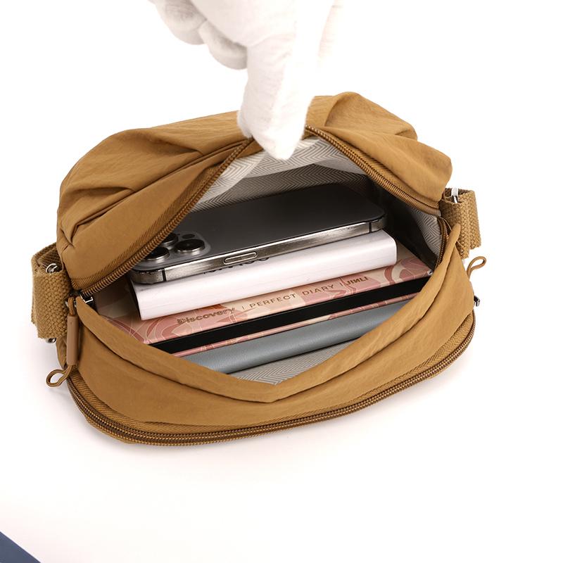 Cute Korean Style Nylon Shoulder Bag Mobile Phone Storage Purse Small Bag Handbags Wallet Bags Mini Crossbody Bag Girls