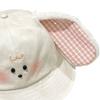 Japanese Fisherman Hat With Plush Rabbit Ears And Blush Design For Kids Adult Outdoor Sun Protection Adjustable Sizing