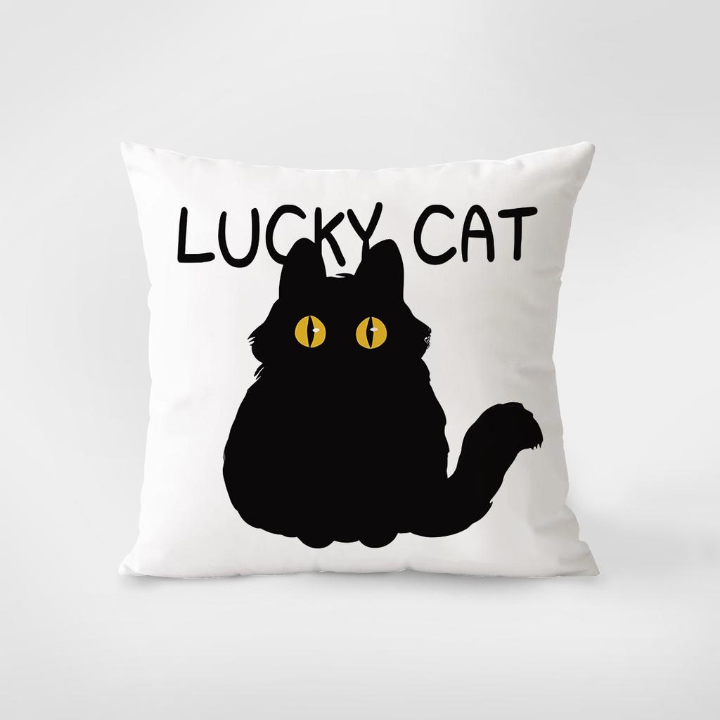 Abstract Black and White Pattern Pillowcase Interior Decoration Office Living Room Home Pillowcase