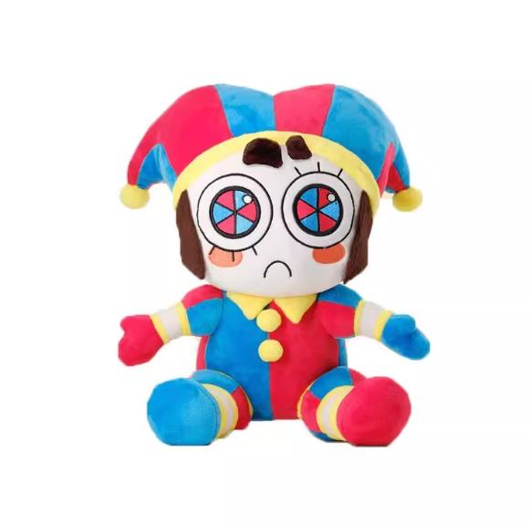 Magical Circus Jax Rabbit Doll Warm Cute Plush Toy Pamney Clown Rag Doll Pillow for Girls Birthday Limited Holiday Gift