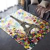 2025 New Paris Eiffel Tower Carpet Rug for Living Room Bedroom Home Sofa Decoration,Kids play Non-slip Floor Mat98