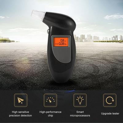 Digital Breath Tester with Backlight Professional Alcohol Breath Tester Breath Analyzer Alcohol Detector Lcd Detector