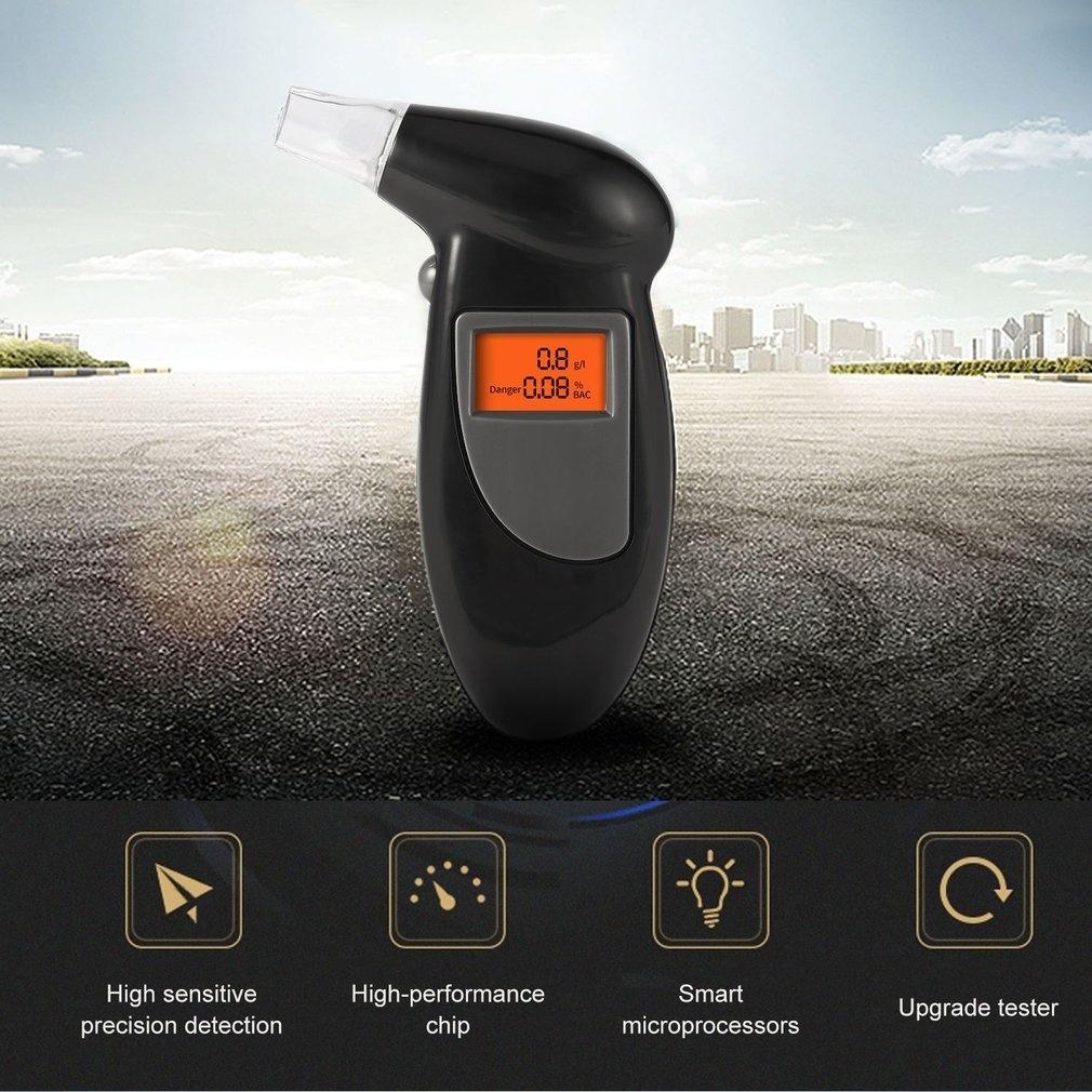 Digital breath tester with backlight professional alcohol breath tester breath analyzer alcohol detector Lcd detector