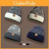 Knit Beanie Hat With Letter Embroidery For Winter Warmth And Casual Style