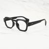 Retro Square Classic Rice Stud Frame Myopia Glasses Anti Blue Light Computer Women Near Sight Eyewear Prescription