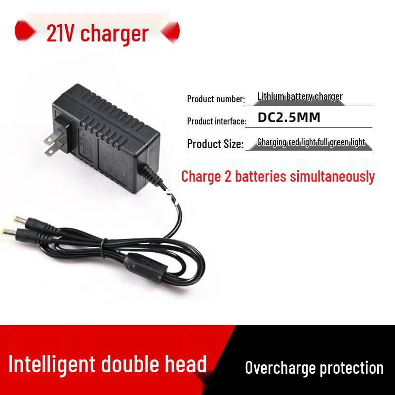 Universal Lithium Battery Charger for 12V-68V Devices: Compatible with Hand Drills, Car Washers, Water Guns