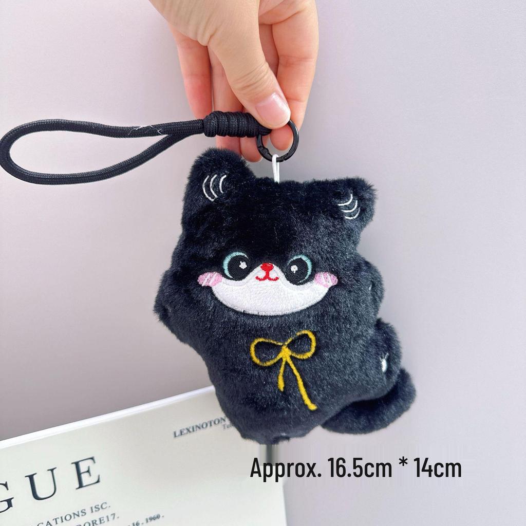 Plush Keychain Charm: Small Pendant Doll for Events & Street Stalls