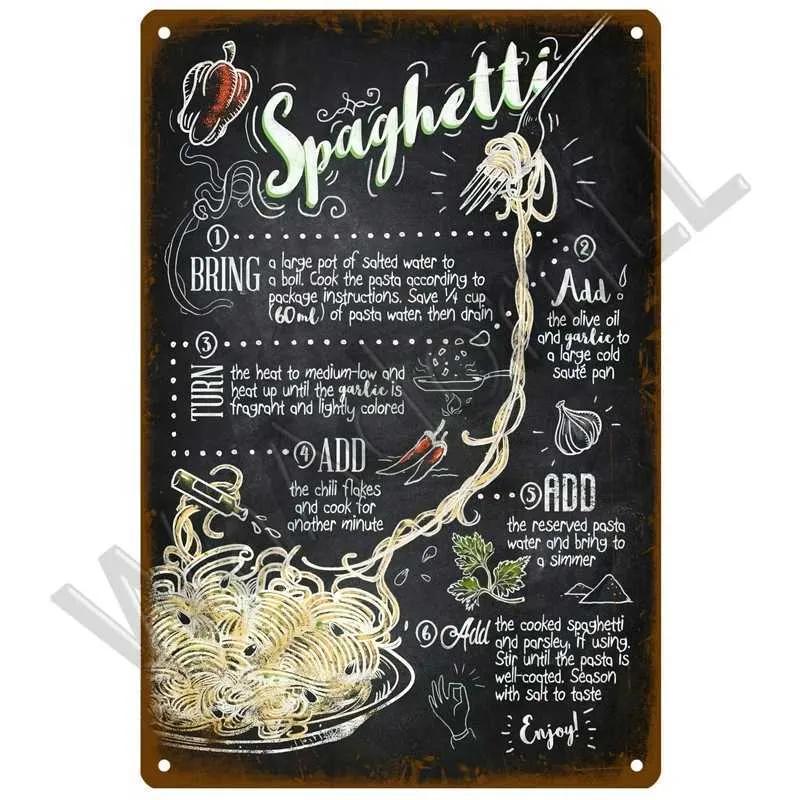 Metal Signs Exquisite Fast Food Boards Tin Sign Boards Vintage Restaurants Home Bars Cafes Kitchens Metal Posters Wall Decoration Accessories