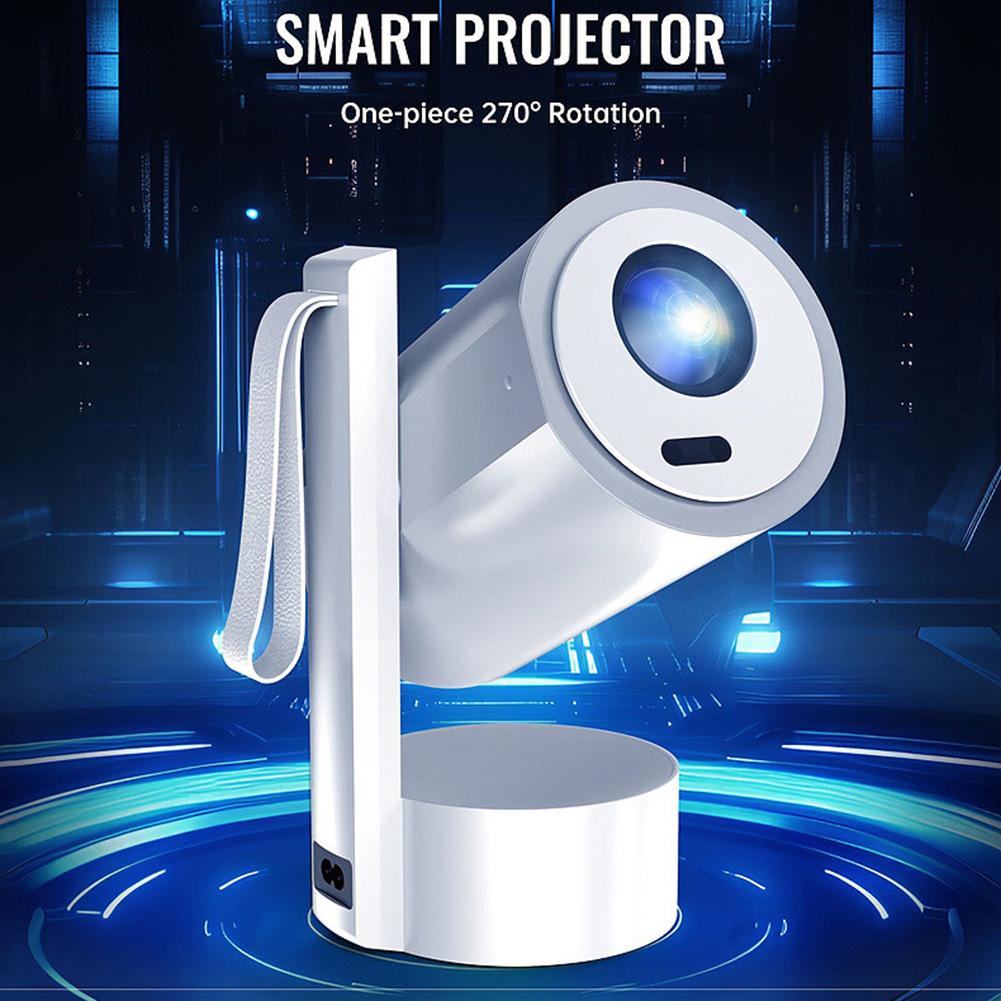 Movie Projector 4K Support Home Theater Projector with WiFi and BT Small Projector Auto Focus & Keystone for Home Bedroom