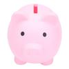 Piggy Bank Rugged Durable Vinyl Cartoon Animal Pig Coin Cash Piggy Bank Boy Girl GiftPink
