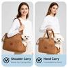 Portable Cat Shoulder Handbag Small Dog Puppy Travel Carry Bag Breathable Pet Tote Handbag for Outdoor Walking Trip