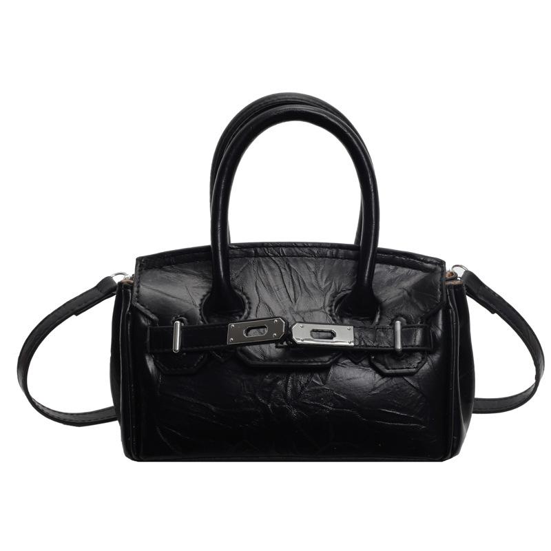 High-texture bag, new Yozi portable platinum bag, pearlescent glossy shoulder messenger bag.