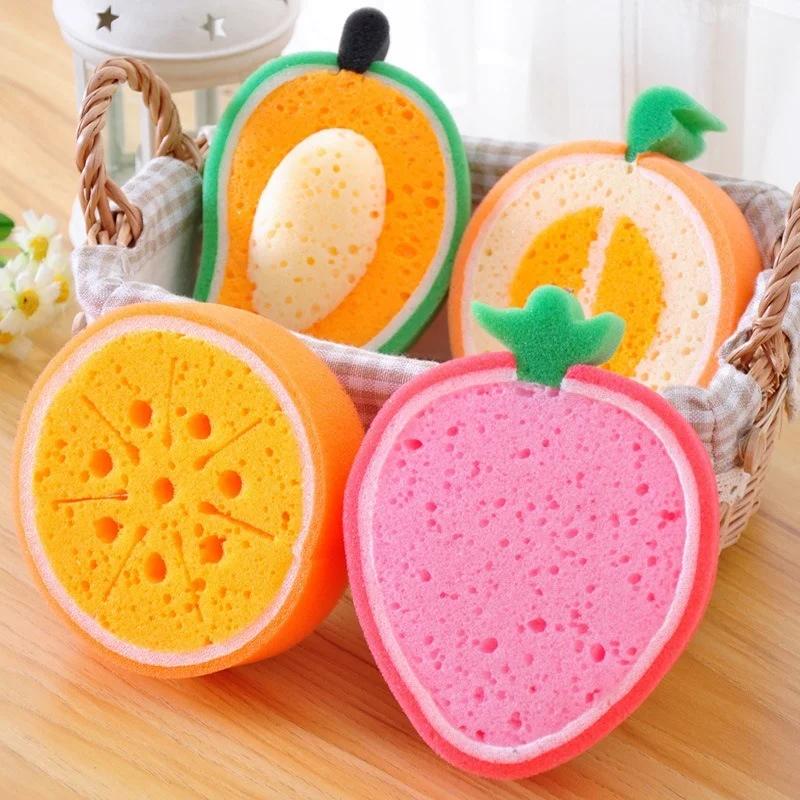 Simpatico Panno Spugna Addensata a Forma di Frutta per Lavare i Piatti Strofinaccio Cucina Domestico Spazzola per Pentole Spugna per Piatti Strumenti per la Pulizia della Cucina