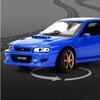1/32 Scale Subaru Impreza WRX STI Modified Vehicle Alloy Metal Diecast Model Car Sound and Light Pull Back Birthday Gift for Child