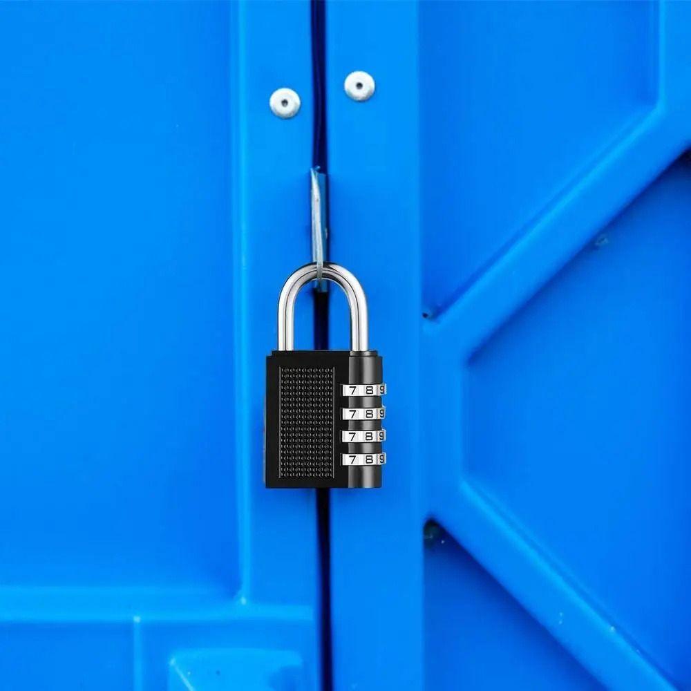 Changeabl Combination Padlock 4 Digits Code Padlock Portable Password Lock  Cabinet Locker