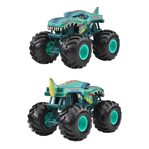 Hot Wheels Monster Truck Big Size Assorted Vehicle Toys 1:24 Mini Cars 4 Cars Box Sold From 3 Years Old Multi FYJ83-989D
