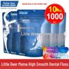 Little Deer Mom Smooth Floss Picks: 1000 Disposable Toothpicks with Box, Free Shipping