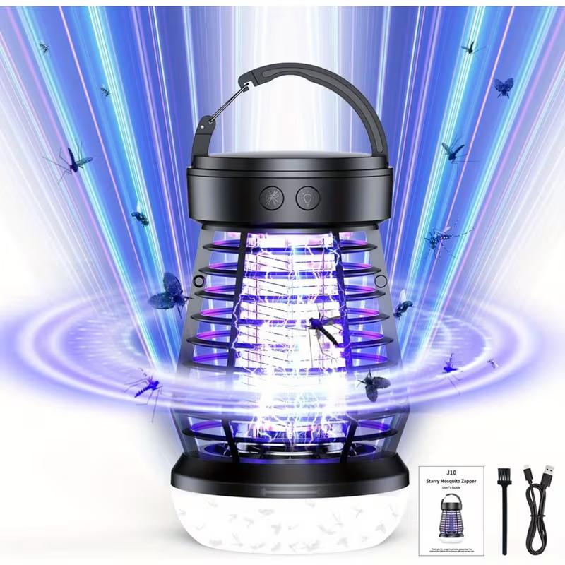 UV Mosquito Lamp, Electric Mosquito Killer Insect Trap 2000V, Powerful Mosquito Repellent Exterminator Bug Zapper for Indoors Outdoors Garden Bedroom