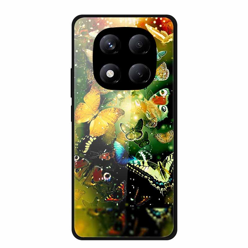 

For Xiaomi Redmi Note 14 Pro 5G Case Tempered Glass Hard PC Back Cover for Redmi Note14 Pro Plus 5G Phone Cases Note 14Pro Pro+ Redmi Note 14 Pro 5G