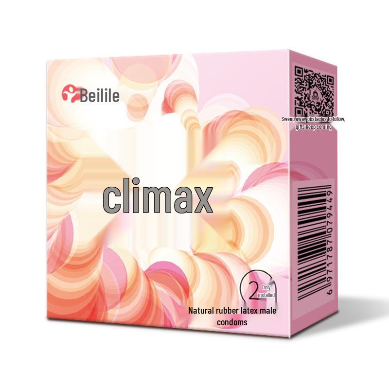 Beilile Ultra-Thin Large Size Lubricated Condoms - Wolf Tooth & Mushroom Design for Family Planning