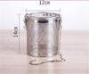 Round Hole 304 Stainless Steel Seasoning Bag Gravy Soup Taste Spice Box Basket Brine Hot Pot Slag Separation Colander Strainers