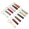 Creative Solid Color PU Leather Keychain | Small Gift for Business