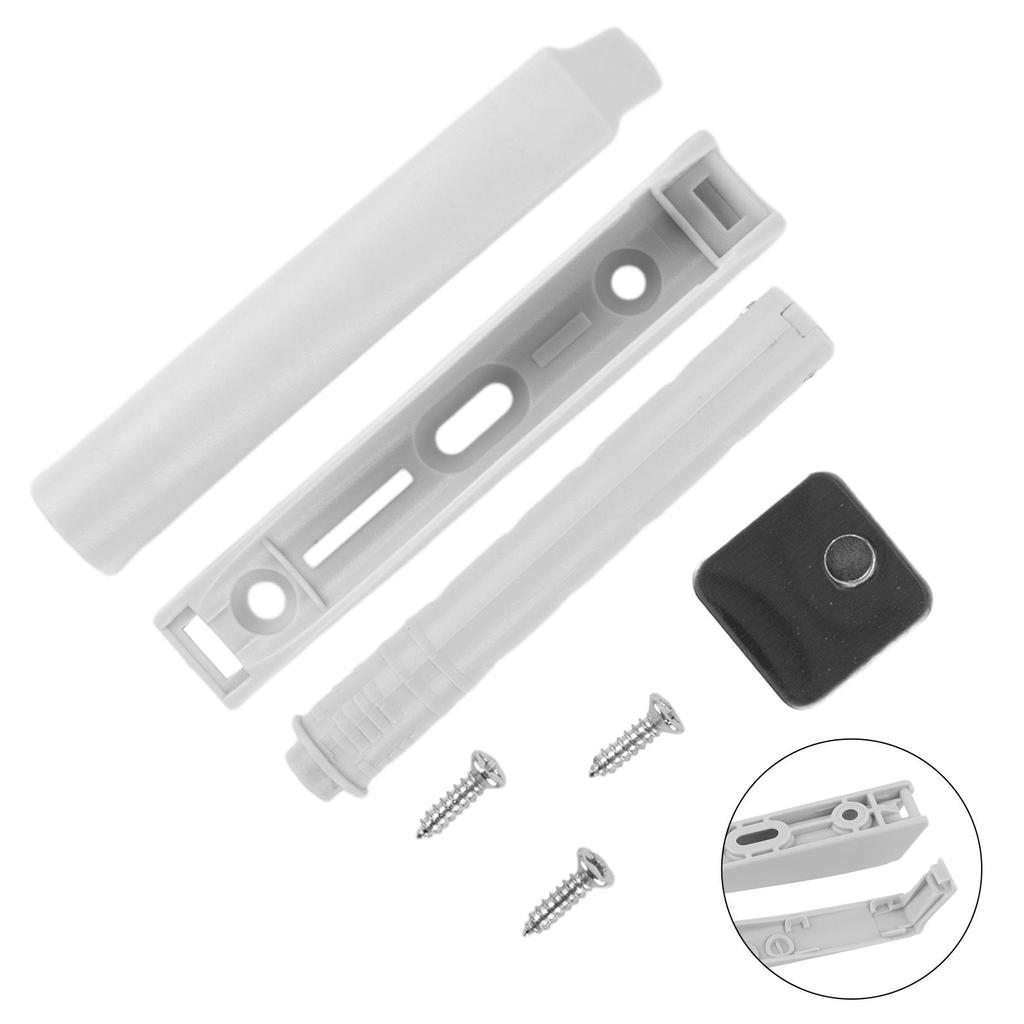 Chiusura a scatto per porta in ABS Nero/Grigio/Bianco Chiusura magnetica per armadio