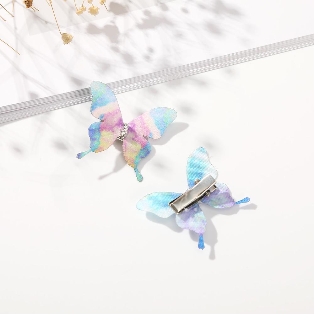 5PCS/set Butterfly Hairpin Cute Rave Styling Tools Hair Clips Girls Sweet Side Clips Bangs Clip Fashion Hair Accessories