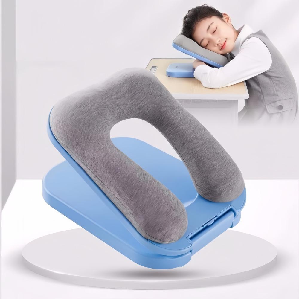 Soft Foldable Nap Pillow Foam Lunch Break Sleeping Pillow Desktop Sleeping Cushion Student