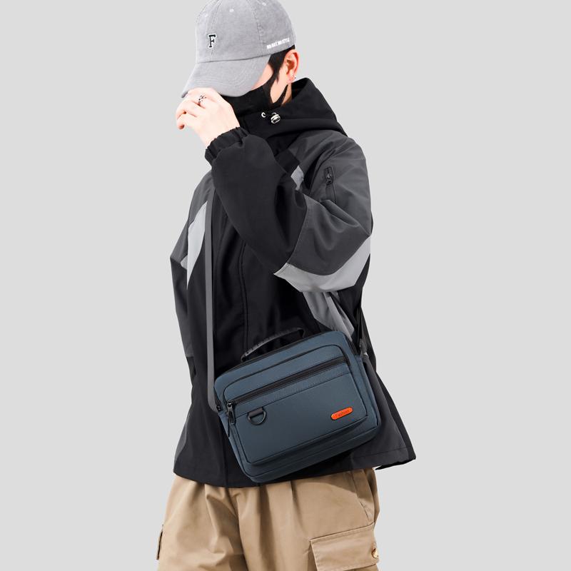 Nuovo uomo multifunzionale Oxford petto borsa moda casual monospalla tracolla impermeabile borsa per telefono