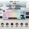 EPOMAKER X AULA F75 75% ANSI Hot-Swap Gasket Bluetooth 5.0/2.4G Wireless/Wired Mechanical Keyboard PBT Keycaps for Mac/Win