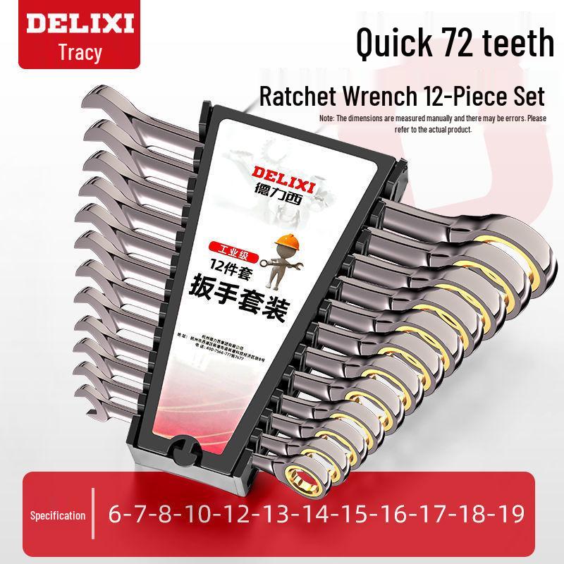 Obousměrná ráčna Sadu oboustranných klíčů - Rychlé šetření práce, Otevřený a Očkový konec, Nářadí pro autoopravy.