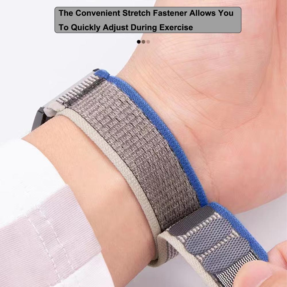 Nylon-Handgelenkband für Xiaomi Watch S4 Sport/S4/S3/S2/S1 Active/Farbe 2-Schlaufen-Band für Amazfit Active 2 BIP 6 20mm 22mm Armband