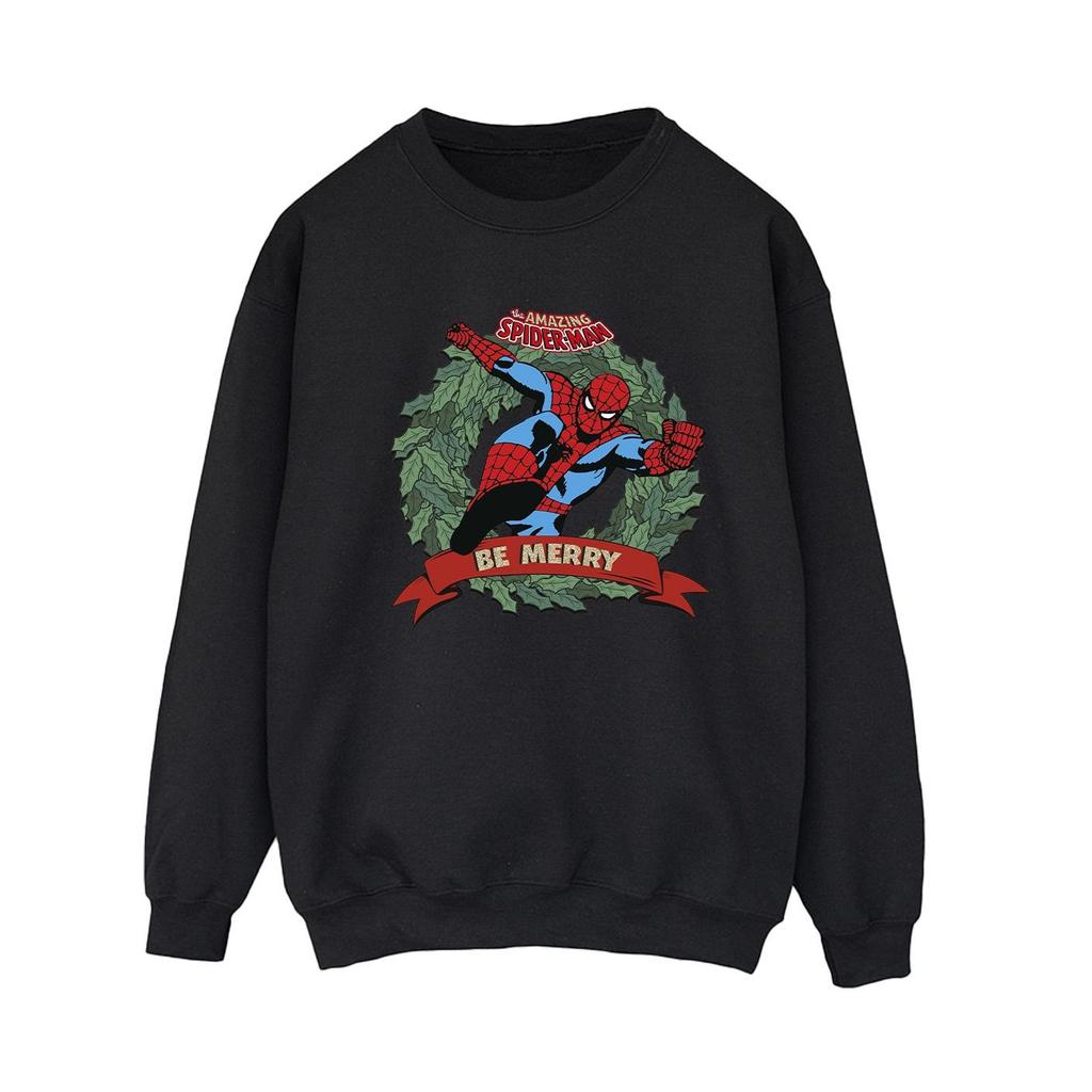 The Amazing Spider-Man Womens/Ladies Be Merry Sweatshirt