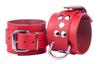 Ultra Red Leather Handcuffs - The Red - Handcuffs
