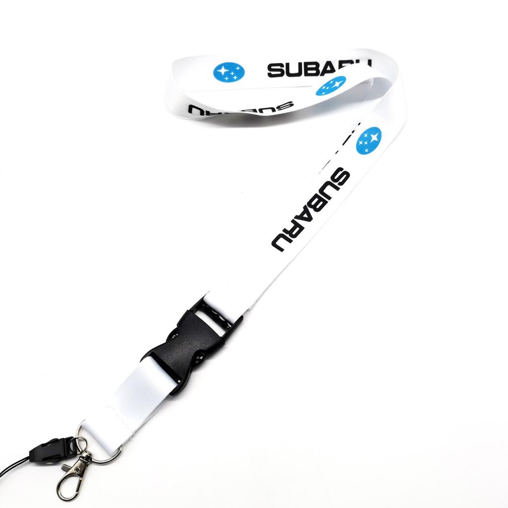 New Car Emblems Lanyard Keychain Pass Work ID Mobile Neck Strap For Subaru XV STI Impreza Forester Tribeca BRZ WRX Ascent Levorg kuh7