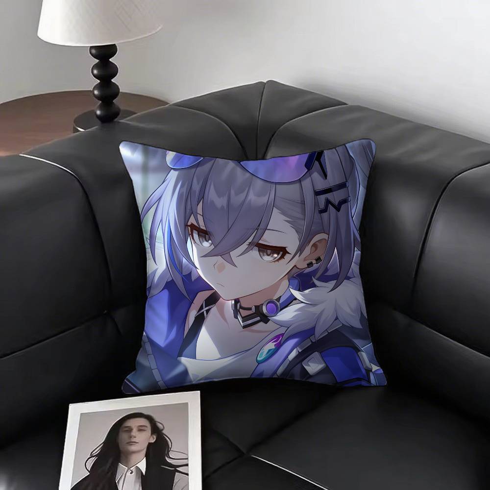 1pc Anime A-Arknights Pillow Case Fashion Square Pillowcase Bedroom Sofa Room Ins Decoration Leisure
