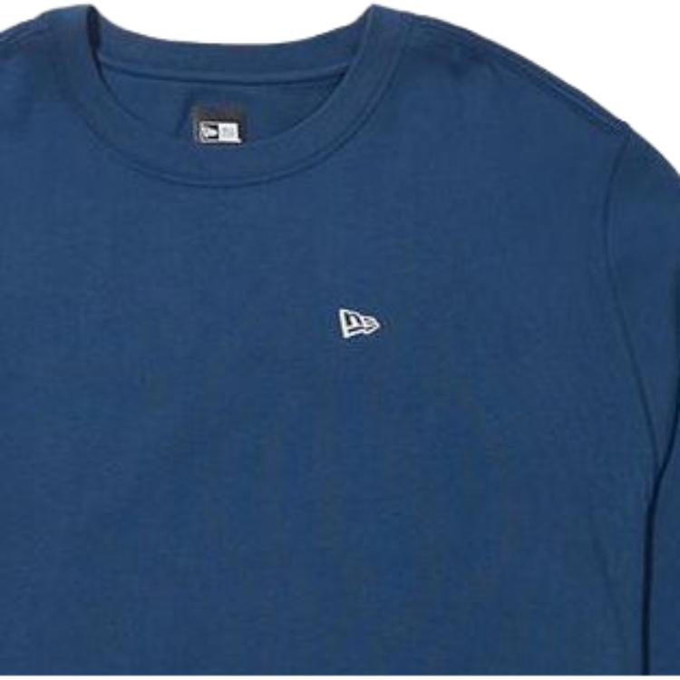 New Era FW23 Retro College Style Lightweight Pullover Sweatshirt Unisex Sweatshirt Navy-Blue 13789204