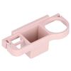 Punch Free Hair Dryer Bracket Hands Free Curly Hair Holder for Bathroom Hair Tool Storage RackPink