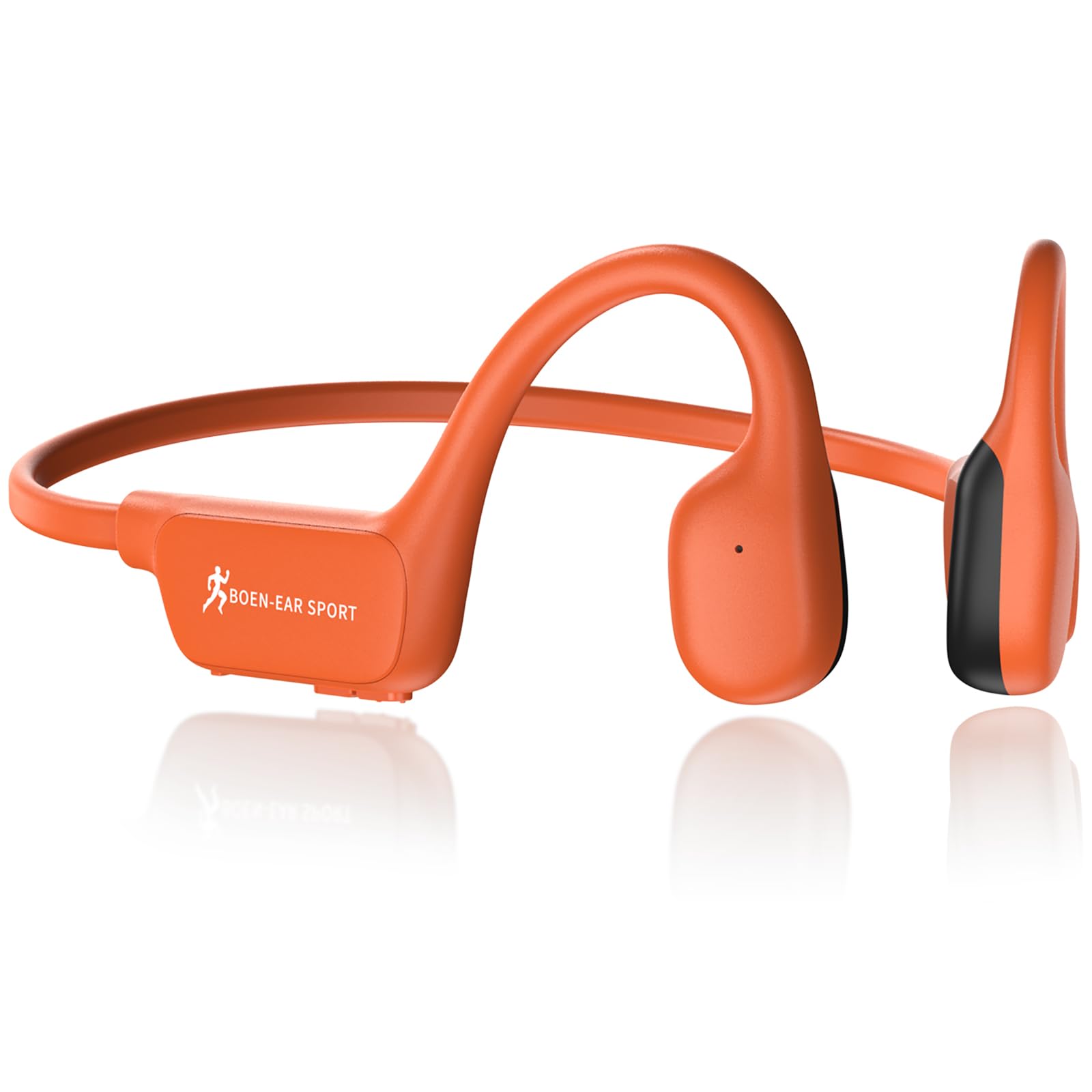 

Jutaruoo Bone Conduction Earphones Bluetooth 5.4+ EDR Open-Ear Sports Headphones 12x17mm Large Driver 28g IPX6 Waterproof AAC ENC Noise Reduction