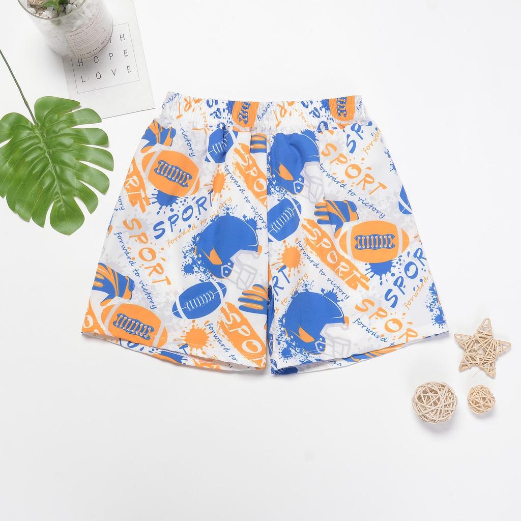 Schnelltrocknende Eltern-Kind-Badeshorts - Jungen Badeshorts mit lockerem Schnitt für Urlaub & heiße Quellen
