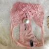 Imitation Pearl Underwear with Massage Beads Sexy Thong Panties for Women Tighten Briefs Comfortable Wear