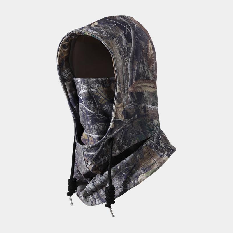 Fashion Man Bike Riding Outdoor Waterproof Winter Fleece Warm Ski Mask Hood Camo Balaclava Hat One Size