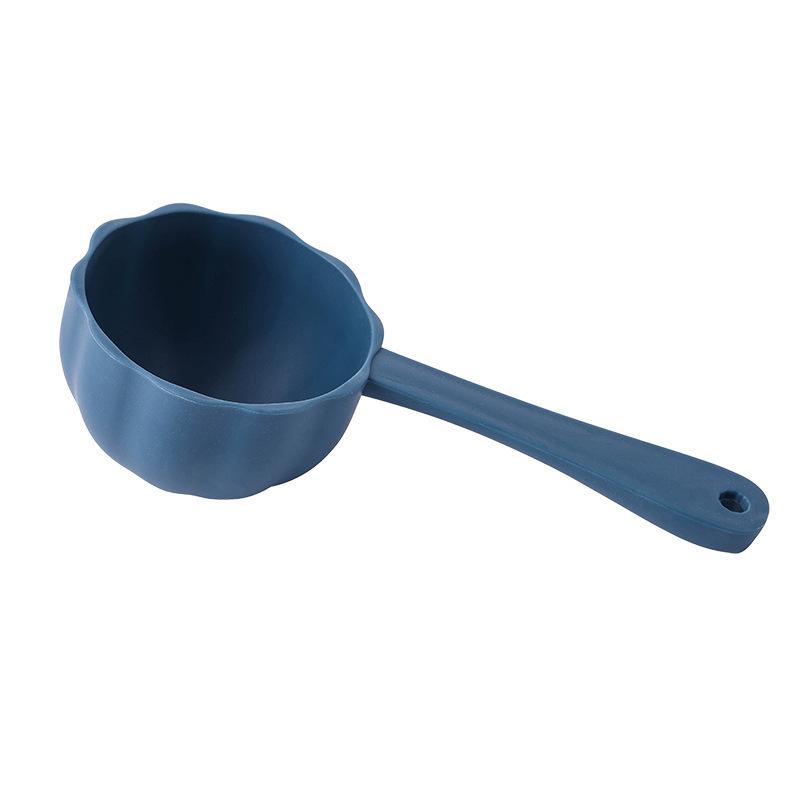 

Pet Food Scoop with Petty Pet Design - Thickened Smooth Surface, Deep Capacity, Comfortable Handle, Hanging Feature Blue