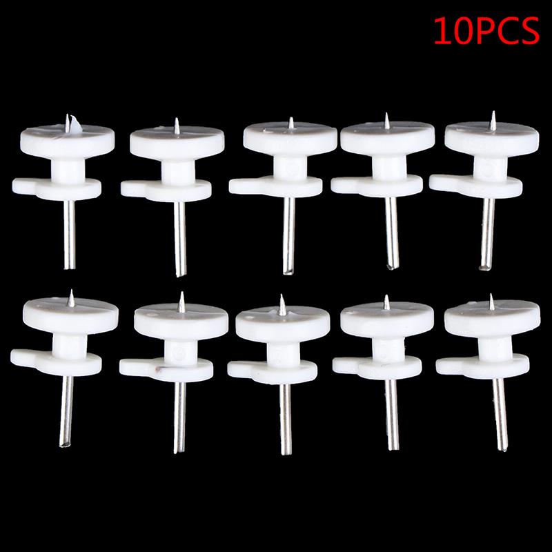 daily10Pcs Small Wall Mounted Hooks Non-Trace Nail for Concrete Cinder Block Hardwood Mini Traceless Nail Hook Wall Nail