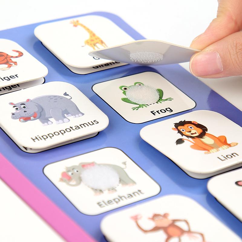 Children's DIY Hand-on Puzzle Sticker Books Reusable Cartoon Animal Scene Stickers Educational Learning Cognition Toys for Kids