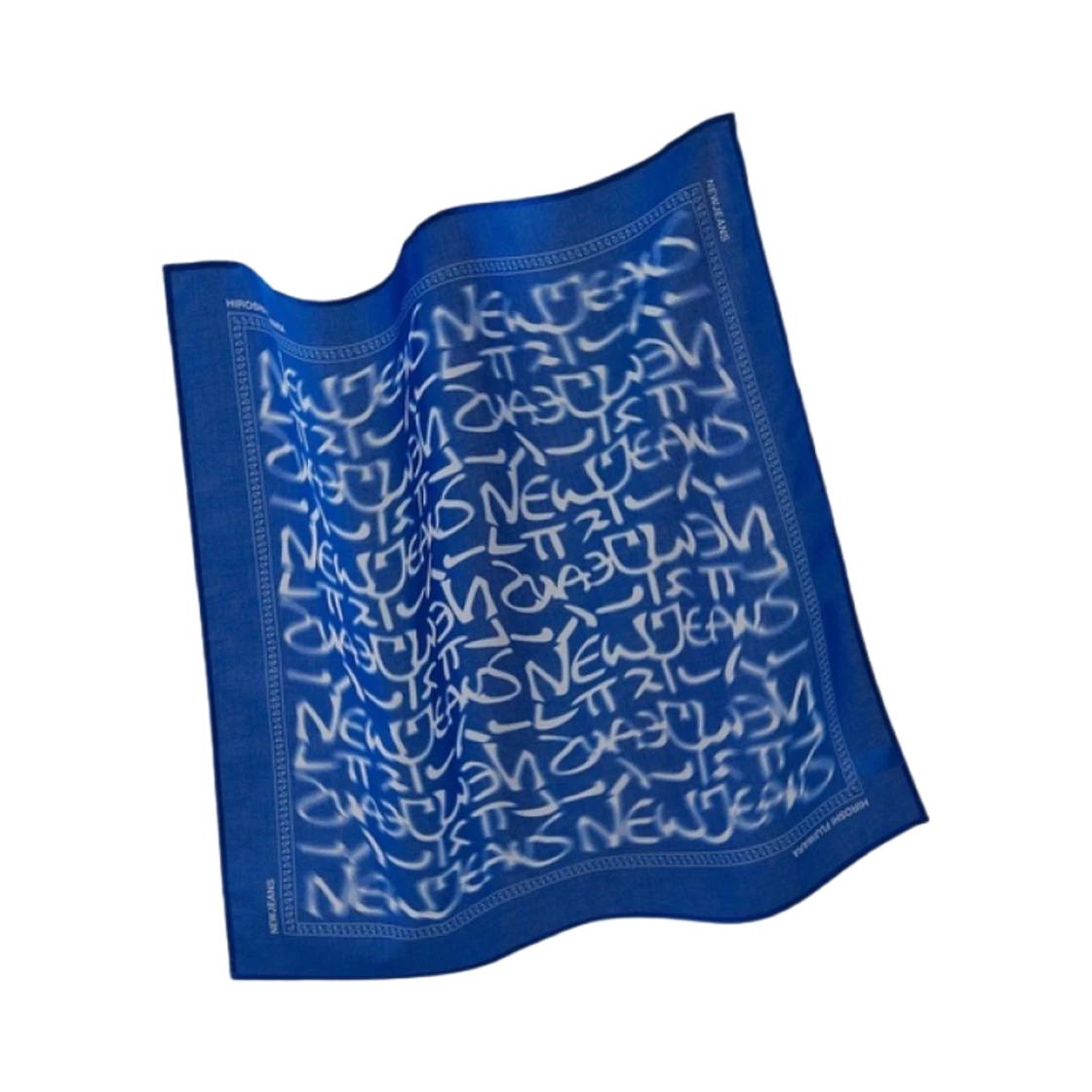 NewJeans x Hiroshi Fujiwara Coller Bandana Blue ONE SIZE